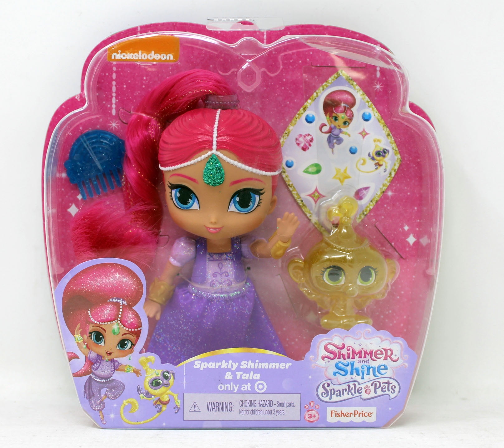 SHIMMER AND SHINE SPARKLE PETS SHINE GENIE OUTFIT BANGLES & NECKLACE