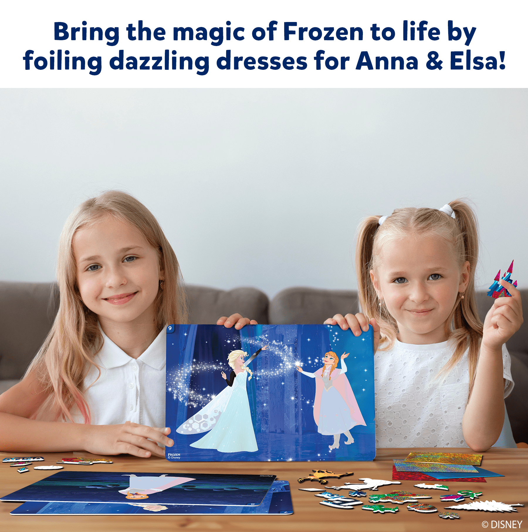 Skillmatics Foil Fun Art Kit for Kids, Disney Frozen, No Mess DIY Creative Activity Set