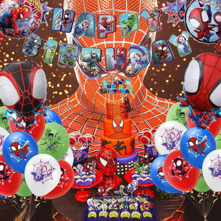 Spidey Party Decor  Spiderman birthday party decorations