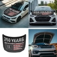 thumbnail image 7 of Yuyamidu 250 Years American Flag Car Hood Cover Wrap 1776-2026 Side Mirror Covers for Cars Sedans 3 Pcs Auto Front Hood Cover Washable Exterior Rear View Accessories, 4th of July, 7 of 7