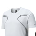 thumbnail image 5 of Mens Athletic Shorts and Tshirt Set Workout Outfit Quick Dry Sportswear Running Gym Training Activewear, 5 of 6