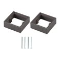 thumbnail image 1 of jifeng 2 Pieces Single Socket Spacers Wall Plate Spacers for Kitchen Bedroom Office gray, 1 of 9