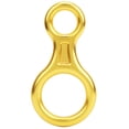 thumbnail image 3 of Climbing 35KN Figure 8 Descender Downhill Equipment Alloy Rigging Plate for RappellingGold, 3 of 14