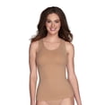 thumbnail image 4 of 3 Pack Vanity Fair Radiant Collection Women's Smooth Breathable Spin Tank, Medium, Beige, 4 of 12