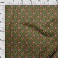 thumbnail image 2 of oneOone Organic Cotton Voile Fabric Leaves & Floral Artistic Print Fabric BTY 42 Inch Wide, 2 of 4