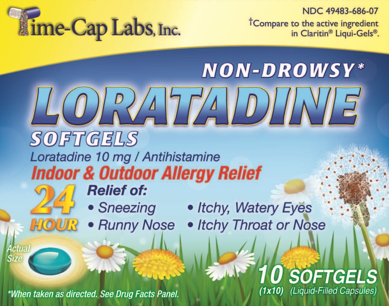 LORATADINE 10 MG CAPSULES