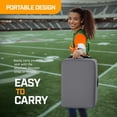 thumbnail image 5 of Portable Extra Thick Stadium Seat Cushion 21x15 Inch Waterproof Bleacher Cushion with Anti-Slip Bottom Carry Straps, 5 of 7
