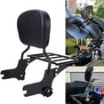 thumbnail image 2 of Oumurs Detachable Sissy Bar Backrest Luggage Rack for Harley Road King Electra Motorcycle Accessory, 1 Piece, 2 of 10