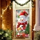 thumbnail image 5 of xihome Cubrepuertas navideño de 89 x 180 cm con estampado de Pap Noel. Decoracin para fiestas navideñas. Ideal para la puerta de entrada, paredes interiores o mantel., 5 of 6