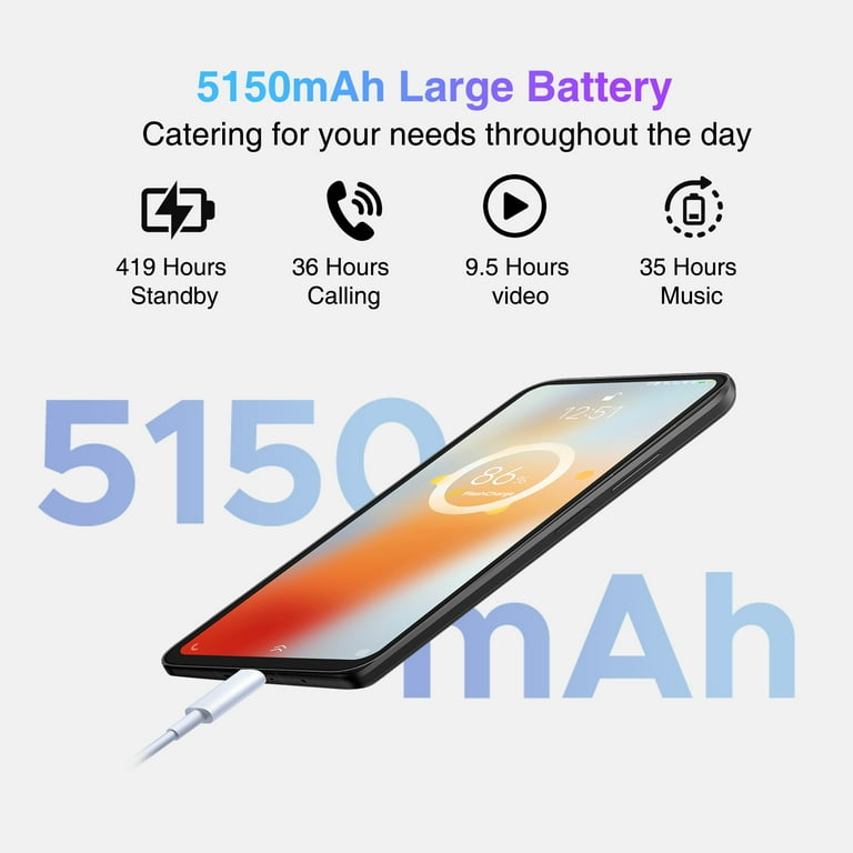 DOOGEE N55 PRO Cell Phone, Android 14 Smartphone, 12GB+256GB, 6.56 DOOGEE N55 PRO Cell Phone, Android 14 Smartphone, 12GB+256GB, 6.56