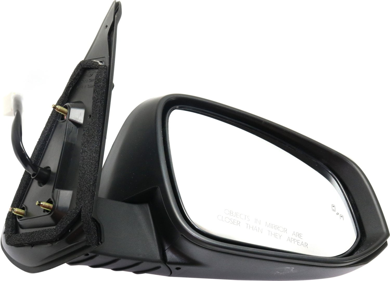 DNA Motoring OEM-MR-TO1321339 Passenger Right Side Rear View Mirror Powered Adjustment w/Heated & Spotter Glass Compatible with 2015-2018 Sienna