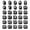 Black, variant on 30 Pcs Numbered Pencil Toppers, Reusable Classroom Pencil Labels for Teachers, Pencil Tracking Markers for Supply Stations and School Organization