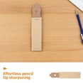 thumbnail image 3 of COMPUKAS 20Pcs Sandpaper Block for Drawing Light Yellow Pencil Tip Sharpening Tool for Home Art Supplies, 3 of 7