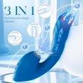 thumbnail image 3 of Vibrador, juguete sexual, consolador de empuje 3 en 1, juguete para adultos, estimulador del punto G y del clítoris para mujeres con 7 empujes, 10 vibraciones y 10 succiones, juego sexual, 3 of 8