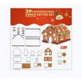 thumbnail image 5 of Gingerbread House Cookie Cutter Set - Gingerbread House，3D House Cookie Cutters Kit for Holiday, Winter, Christmas & Gingerbread House Kit for Kids , Gift Package (10Pcs Christmas Cookie Cutters), 5 of 7