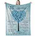 thumbnail image 1 of LHSHID 12th Birthday Gifts Blanket for Her 12 Year Old Girl Birthday Gifts Ideas from Parents Grandparents Sister for Teen Girl 50x60in, 1 of 6