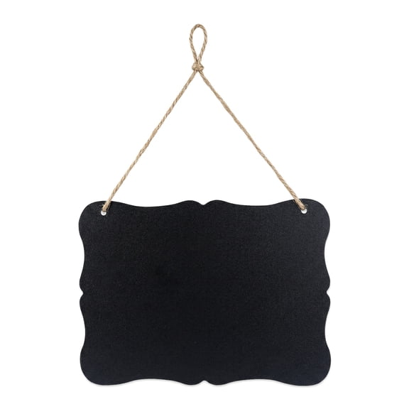 Unique Bargains Double Sided Hanging Sign Crimping 6.7in