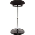 thumbnail image 5 of Kore Design™ Office PLUS Sit-Stand Adjustable Chair 21.5-32" Fabric, Black, 5 of 8