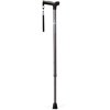 Hugo Adjustable Derby Cane with Reflective Strap, Smoke