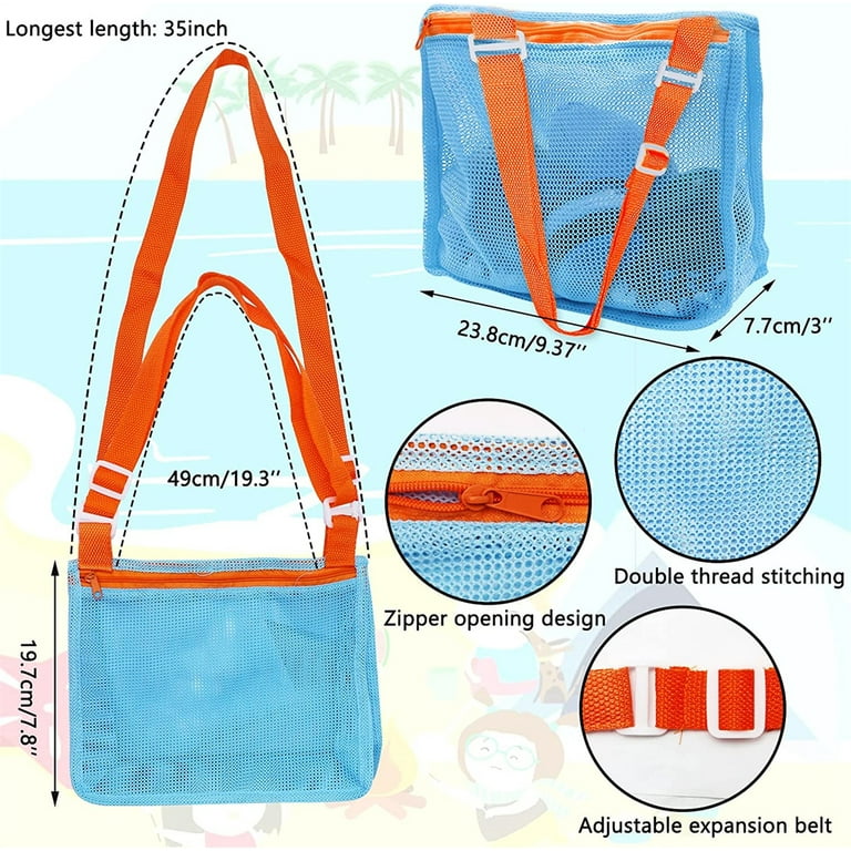 Beach Bag Beach Toys Sand Toys b𝐚by Beach Essentials mesh Bag