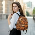 thumbnail image 6 of FORMRS Mini Backpack Purse for Women Travel Daypack Casual Shoulder Bag, Fall Pattern, 6 of 7