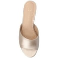 thumbnail image 4 of Journee Womens Jeylah Slip On Single Band Kitten Heel Dress Sandals, 4 of 9
