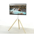 thumbnail image 4 of VIVO White Artistic Easel 45" to 65" Screen TV Tripod Adjustable Floor Stand, 4 of 8