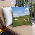 thumbnail image 1 of Ahgly Company Animals Cow Coussin d'Extérieur, 18 Pouces par 18 Pouces, 1 of 6