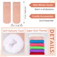 thumbnail image 4 of FZ FANTASTIC ZONE 4 Pieces Winter Toddler Kids Hat Gloves Scarf Socks Beanie Set for 0 6 12 Months 1 2 3 4 Year Old Baby Girls Boys Gifts, 4 of 6