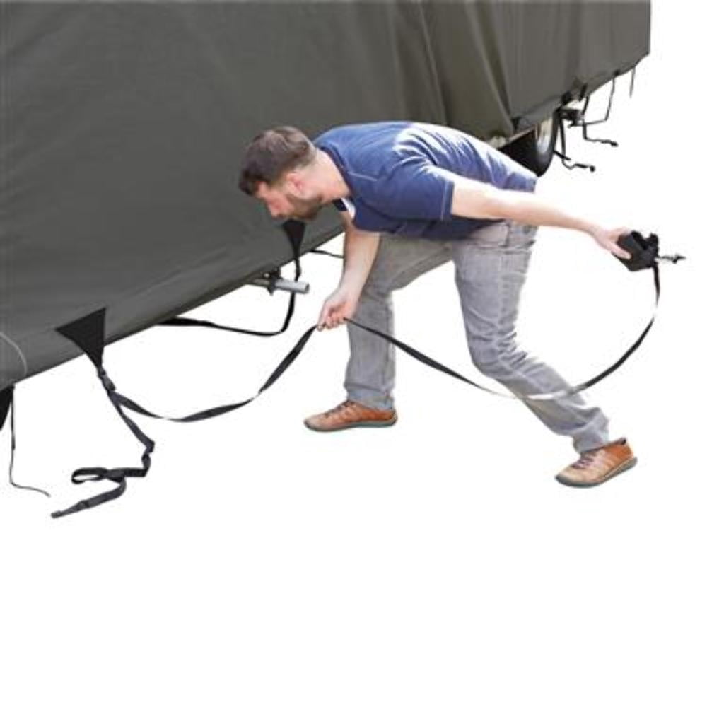 Classic Accessories ProTop4 R Pod & Sloped Travel Trailer Cover,FITS R PODS AND SLOPED TRAVEL TRAILERS UP TO 16'2"L MODEL 2