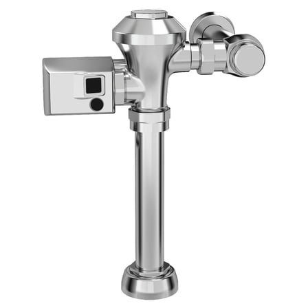 American Standard Ultima Sensor-Operated Toilet Flush Valve 1.1 GPF Diaphragm-Type for 1.5-in Top Spud with 11.5-in Supply in Polished Chrome