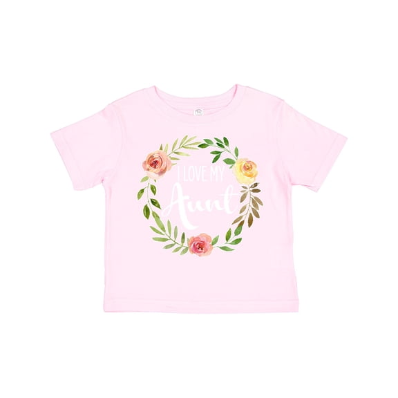 Inktastic I Love My Aunt- Flower Circle Boys or Girls Toddler T-Shirt