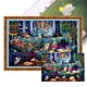 thumbnail image 1 of Kit Punto Cruz Gato Impreso Hilo Algodón Ecológico Bordado Arte 70x50cm 11CT, 1 of 9