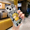 thumbnail image 3 of Funda de teléfono de Anime a prueba de golpes para iPhone, carcasa trasera mate de caramelo para iPhone 15, 14, 13, 12, 11 Pro Max, X, XR, XSMAX, 8, 7 Plus, 3 of 5