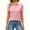 Pink, variant on OIOLOYJM Polo Shirts for Women Business Short Sleeve Golf Shirt Lightweight Collar Workout Tops Moisture Wicking Button Down Outfits White XL