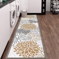 thumbnail image 3 of Runner Rugs for Hallway, Yamaziot 2'x8' Laundry Room Rug, Washable Non Slip Kitchen Mat, Bathroom Floor Carpet, Beige, 3 of 9