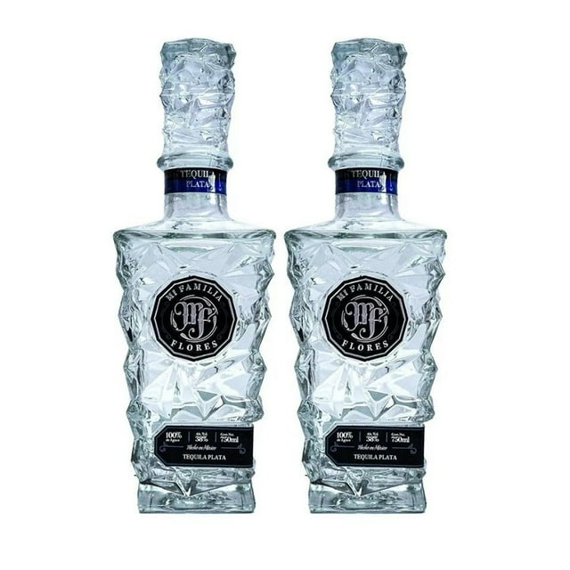 Duo Pack Tequila Mi Familia Flores Plata 750ml Mi Familia Flores Tequila Plata