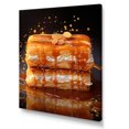 thumbnail image 2 of Designart "Elegant Golden Caramel Dessert" Desserts Canvas Art Print, 2 of 7