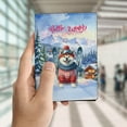 thumbnail image 4 of Hello Welcome Winter The Ski Akita Snowy Day Travel Passport Wallet Inu Dog Lover PU Leather Passport Holder Cover - 13013, 4 of 5