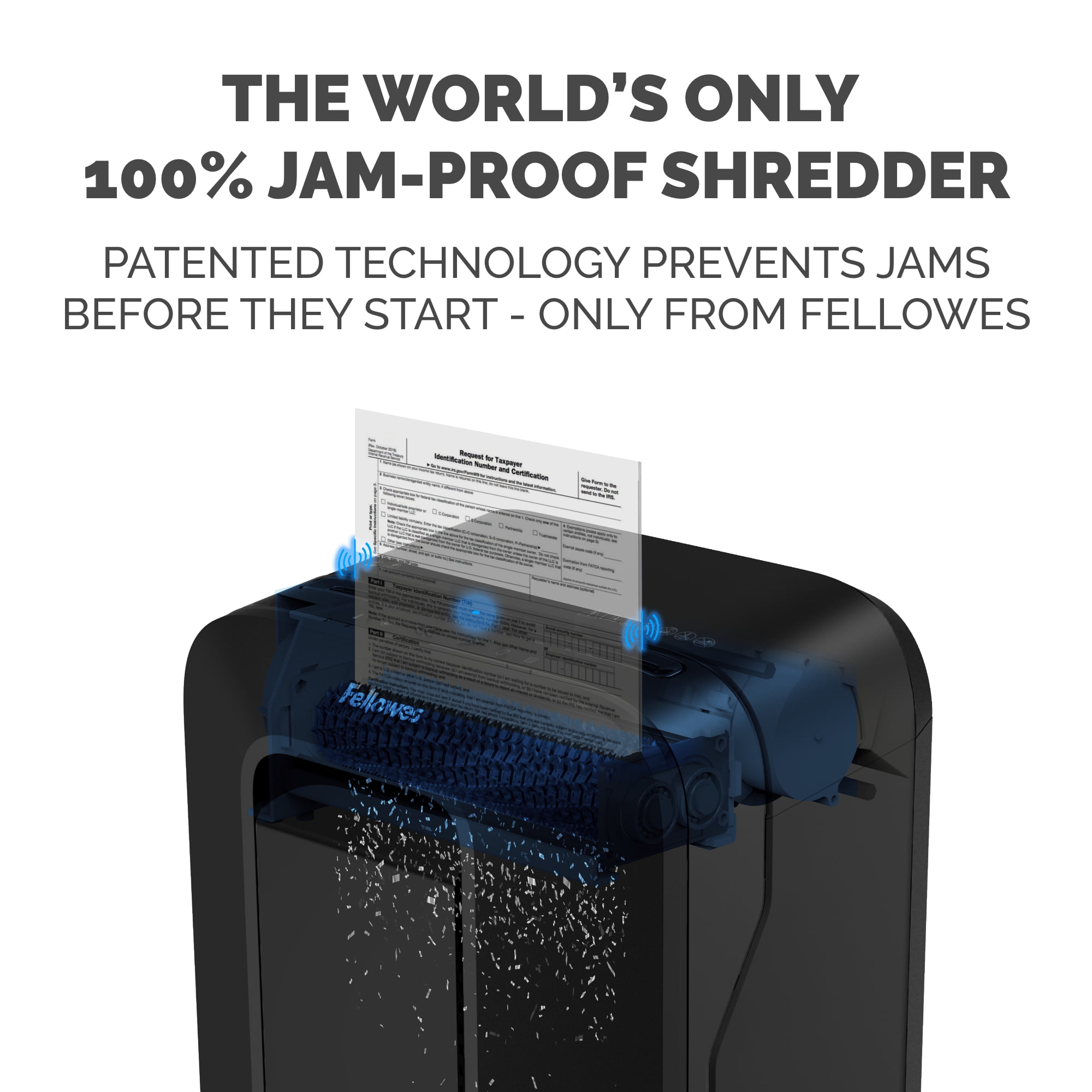 Fellowes Powershred LX200 Micro-Cut Paper Shredder, Black