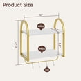 thumbnail image 2 of Estantes de Cocina Flotantes de Madera, Ahorran Espacio en Paredes Blancas Pinmoco 6H-WHT, 2 of 7