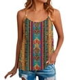 thumbnail image 2 of Neewe Tank Tops for Women Beaded Spaghetti Strap Cami Flowy Scoop Neck Sleeveless Summer Beach Vacation Spring Printed Clothes, 2 of 7