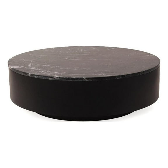Moe's Home Collection Ritual Stone Coffee Table Black Color