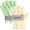 2 Pairs-green + White, variant on 4 Pack Soft Oven Mitts,550F Heat Resistant Cooking Safety Gloves,BBQ Gloves Heat Resistant,Thick Lining,Non-Slip 5 Finger Kitchen Hot Mitts for Baking(Green+White)