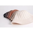 thumbnail image 4 of CoCopeaunts Womens Twist Bucket Hat Autumn Female Warm Knitting Wool Fisherman Cap Girls Outdoor Basin Hats Winter Ladies Panama Bob Gorros, 4 of 6