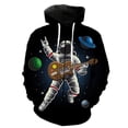 thumbnail image 3 of Sudadera con capucha y cremallera con estampado 3D de astronauta de dibujos animados para hombre, sudaderas informales de gran tamaño, ropa de calle, chaqueta, chándal, 3 of 5