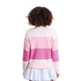 thumbnail image 2 of Gupgi Pull de Noël pour Femmes Manches Longues Col Rond Sequins Lettre Pull Décontracté Rayé, 2 of 9