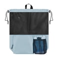 thumbnail image 4 of Mochila de malla con cordón, informal, para playa, de viaje Azul, 4 of 9