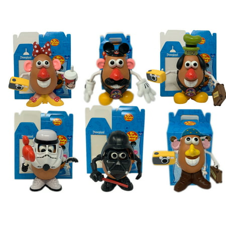 Disney Exclusive Mr Potato Head 6 Complete Figures Star Wars Mickey Minnie Goofy