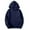 EB02_Navy, variant on Resicozy Oversized Casual Sweatshirt for Men Solid Color Hoodies Long Sleeve Pullover Athletic Classic Hooded Sweatshirts Comfy Black L